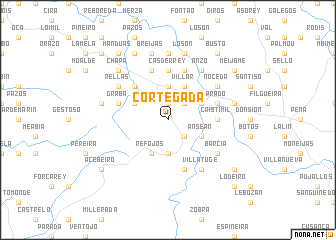 map of Cortegada