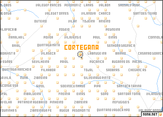 map of Cortegana