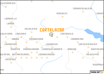 map of Cortelazor