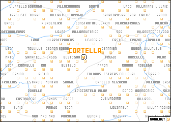 map of Cortella