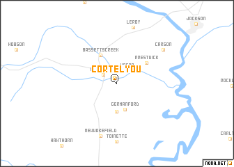 map of Cortelyou