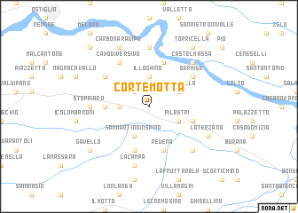 map of Corte Motta