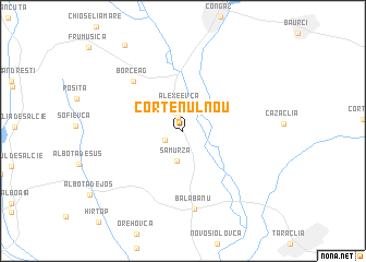 map of Cortenul Nou