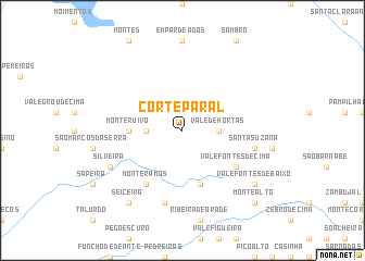 map of Corte Paral