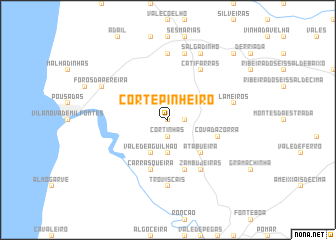 map of Corte Pinheiro