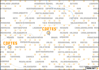 map of Cortes