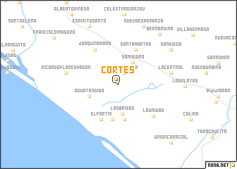 map of Cortés