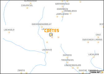 map of Cortés