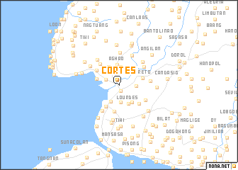 map of Cortes