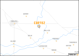 map of Cortez
