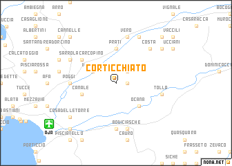 map of Corticchiato