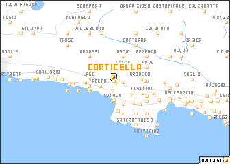 map of Corticella