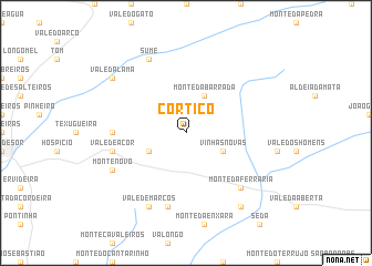 map of Cortiço