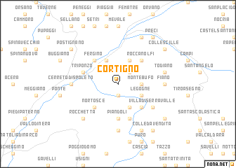 map of Cortigno