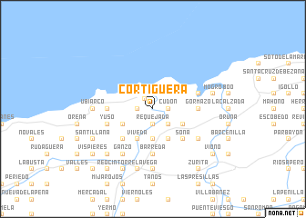 map of Cortiguera