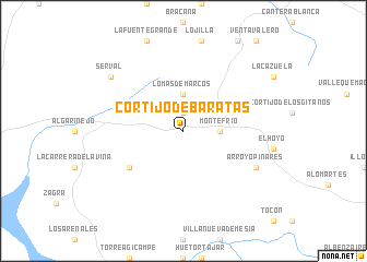 map of Cortijo de Baratas