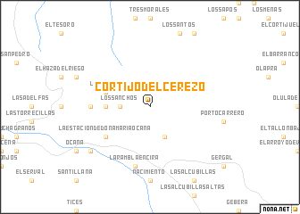 map of Cortijo del Cerezo