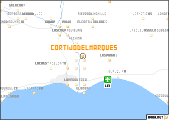 map of Cortijo del Marqués