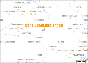 map of Cortijo de los Gitanos