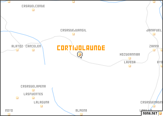 map of Cortijo La Unde