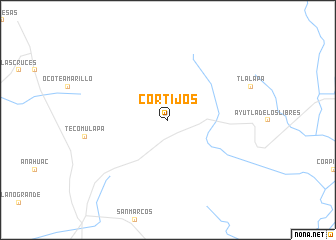 map of Cortijos