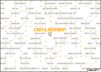 map of Cortil-Noirmont