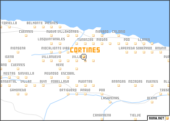 map of Cortines
