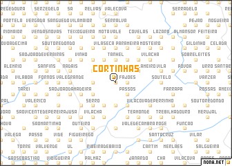 map of Cortinhas