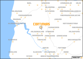 map of Cortinhas