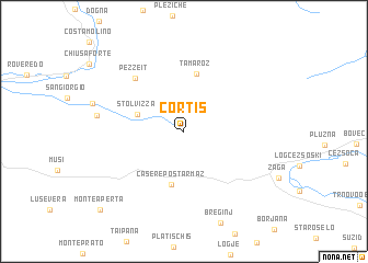 map of Cortis