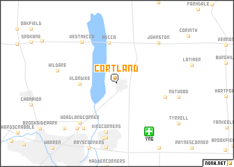 map of Cortland