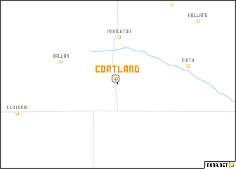 map of Cortland