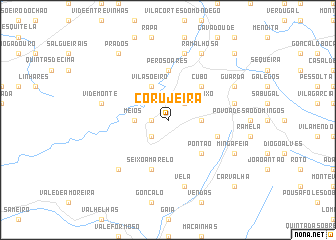 map of Corujeira