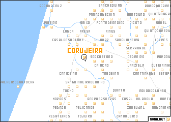 map of Corujeira