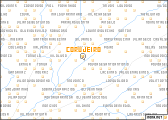 map of Corujeiro