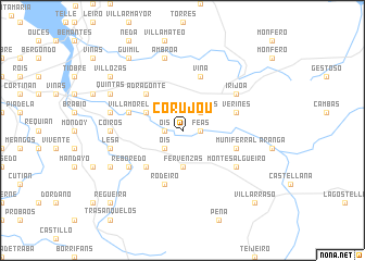 map of Corujóu