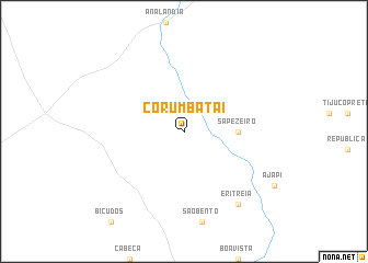 map of Corumbataí