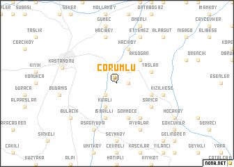 map of Çorumlu