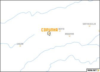 map of Corunhã