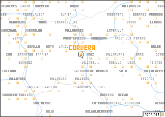 map of Corvera