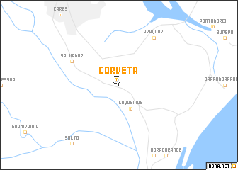 map of Corveta