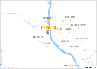 map of Corvina