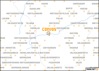 map of Corvos