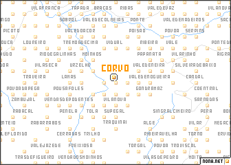 map of Corvo