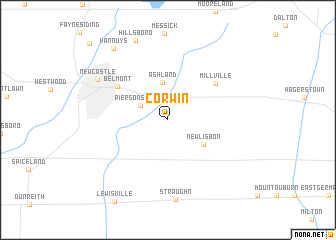 map of Corwin