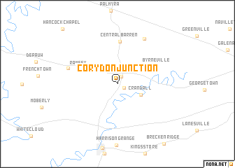 map of Corydon Junction