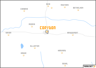 map of Corydon