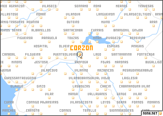 map of Corzón