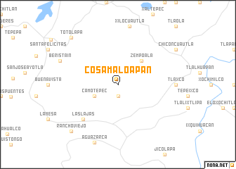 map of Cosamaloapan