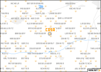 map of Cosa